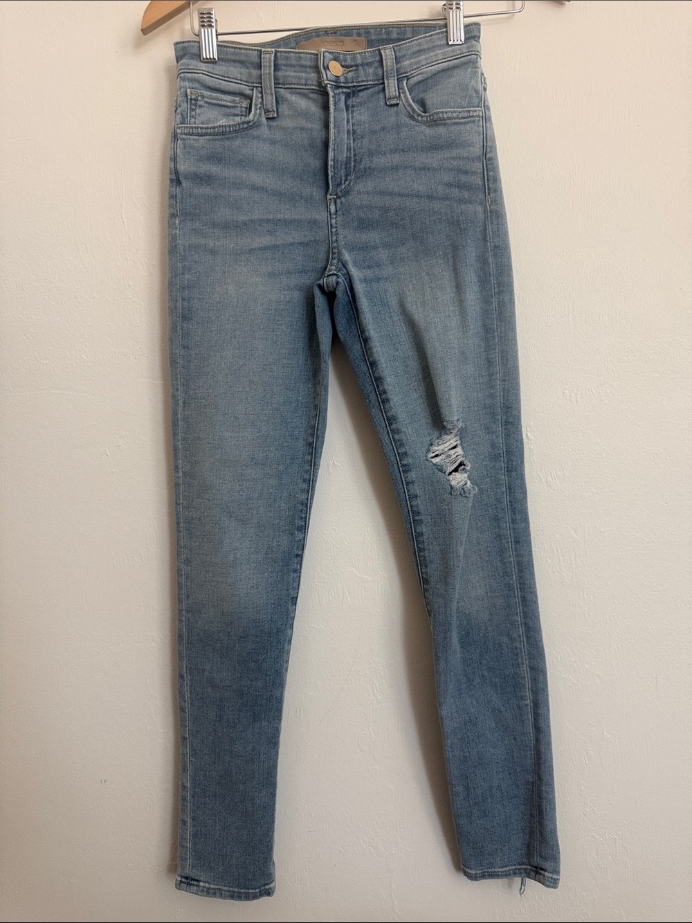 Joe's Jeans Light Blue Ripped Skinny Jeans